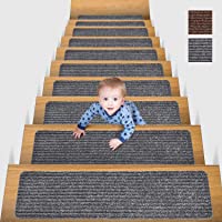 MBIGM 20cm X 65cm (Paquete de 15) Alfombras Antideslizantes Peldaños de Escalera Alfombrilla Antideslizante Interior…
